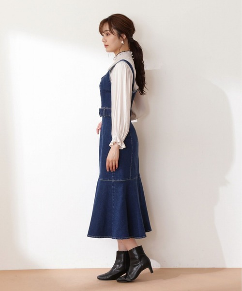 PROPORTION BODY DRESSING（プロポーションボディドレッシング）の「＜Ｅ＞マーメイドデニムジャンスカ / 1212247800（ワンピース・レディース・ダークネイビー/ブルー・SMALL/MEDIUM）」の8枚目の写真