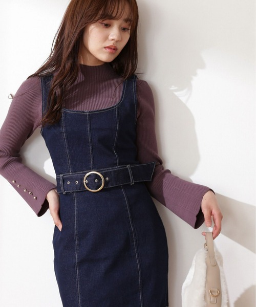 PROPORTION BODY DRESSING（プロポーションボディドレッシング）の「＜Ｅ＞マーメイドデニムジャンスカ / 1212247800（ワンピース・レディース・ダークネイビー/ブルー・SMALL/MEDIUM）」の5枚目の写真