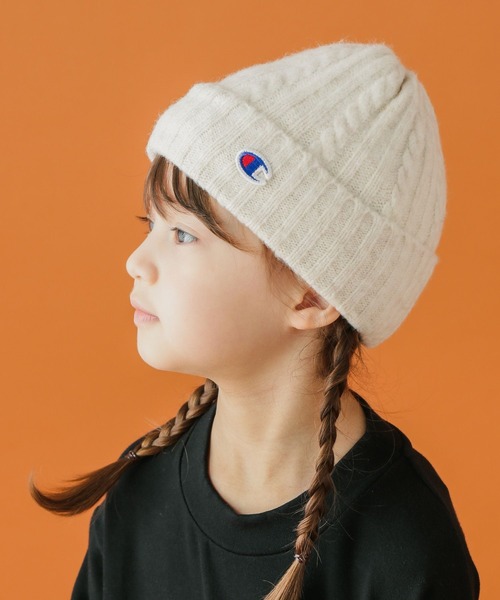 BAYFLOW(ベイフロー)の「【Champion(チャンピオン)】別注ニットワッチ(ニットキャップ/ビーニー・キッズ・ホワイト/グレー・FREE)」の9枚目の写真