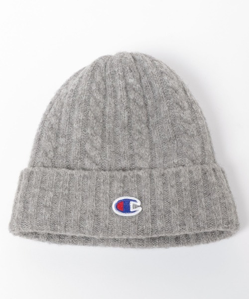 BAYFLOW(ベイフロー)の「【Champion(チャンピオン)】別注ニットワッチ(ニットキャップ/ビーニー・キッズ・ホワイト/グレー・FREE)」の3枚目の写真