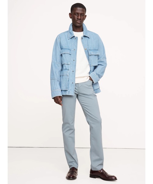 Banana Republic（バナナリパブリック）の「スリム トラベラーパンツ（チノパンツ・メンズ・カーキ/ブラウン/ベージュ/ブラック/ベージュ系その他/ネイビー/オリーブ/グレー/アイボリー/ブラウン系その他/ライトグレー/ライトオリーブ/ブルー・28W 30L/32W 30L/33W 30L/30W 30L/31W 30L/29W 30L/34W 30L）」の13枚目の写真