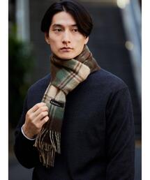 green label relaxing | リバーシブル マフラー チェック 無地(マフラー)