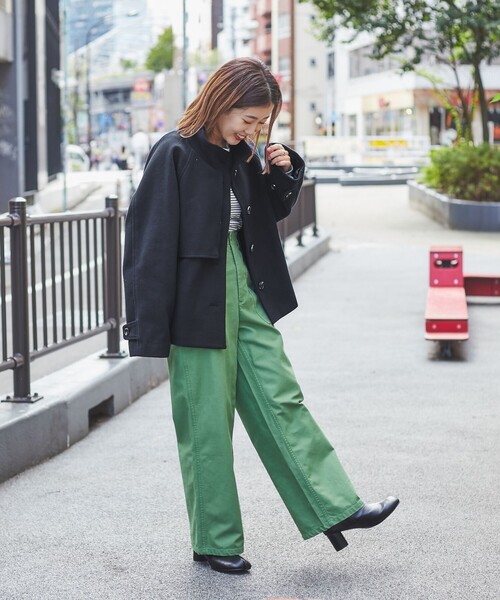 coen（コーエン）の「スタンドネックショートコート（その他アウター