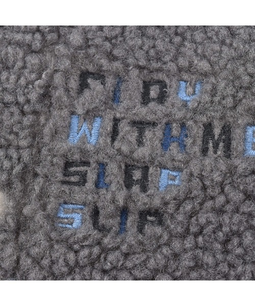 SLAP SLIP BABY（スラップスリップベビー）の「SLAPSLIPBABY/【お揃い】配色切り替え恐竜ポケットボアベストベビー(70~80cm)（ベスト・キッズ・グレー系その他/ベージュ系その他・ONESIZE）」の4枚目の写真