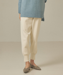 abahouse mavie | ポリエステルニットジョガーパンツ(その他パンツ)
