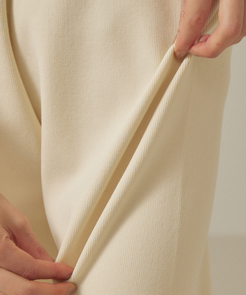 abahouse mavie（アバハウスマヴィ）の「ポリエステルニットジョガーパンツ（その他パンツ・レディース・ホワイト/ブラック/イエロー/ブルー・フリー）」の11枚目の写真