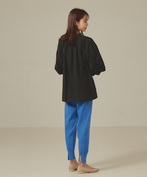 abahouse mavie（アバハウスマヴィ）の「ポリエステルニットジョガーパンツ（その他パンツ・レディース・ホワイト/ブラック/イエロー/ブルー・フリー）」の21枚目の写真