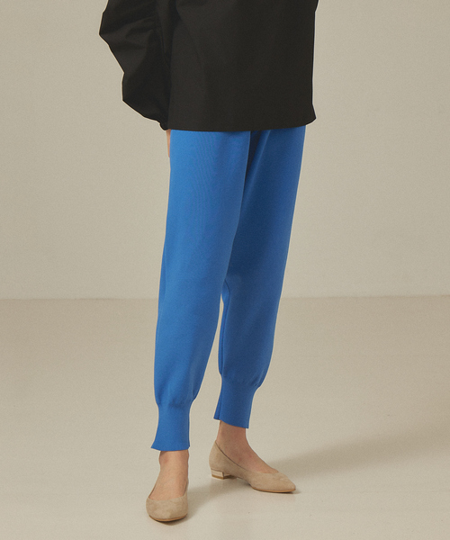 abahouse mavie（アバハウスマヴィ）の「ポリエステルニットジョガーパンツ（その他パンツ・レディース・ホワイト/ブラック/イエロー/ブルー・フリー）」の12枚目の写真