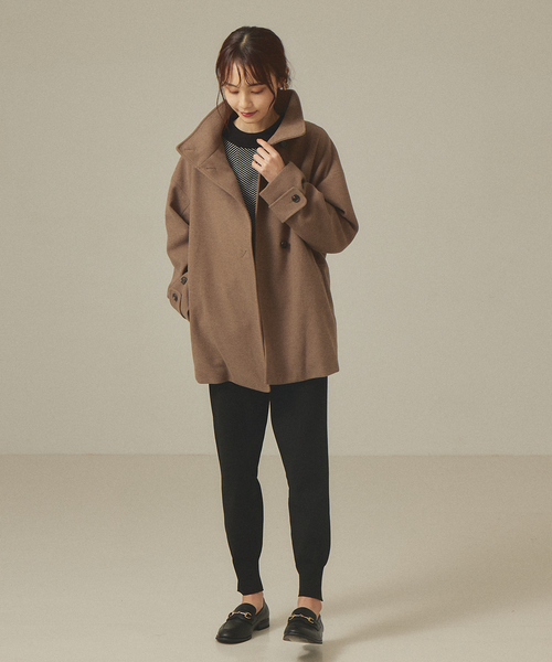 abahouse mavie（アバハウスマヴィ）の「ポリエステルニットジョガーパンツ（その他パンツ・レディース・ホワイト/ブラック/イエロー/ブルー・フリー）」の9枚目の写真