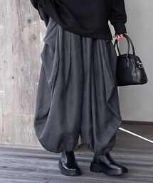 ライスコールボリュームタックパンツ