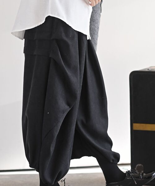 rps（アールピーエス）の「ライスコールボリュームタックパンツ（その他パンツ・レディース・チャコールグレー/ブラック/モカ・フリー）」の15枚目の写真