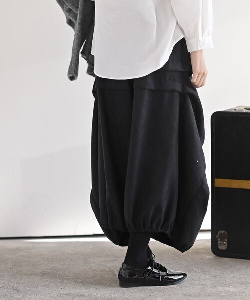 rps（アールピーエス）の「ライスコールボリュームタックパンツ（その他パンツ・レディース・チャコールグレー/ブラック/モカ・フリー）」の16枚目の写真