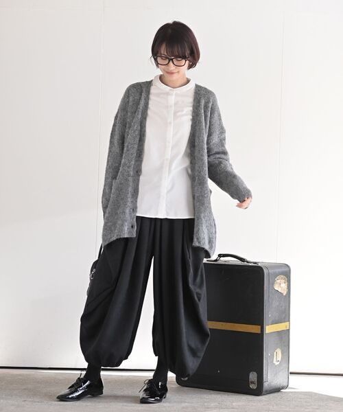 rps（アールピーエス）の「ライスコールボリュームタックパンツ（その他パンツ・レディース・チャコールグレー/ブラック/モカ・フリー）」の18枚目の写真