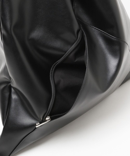 GLOBAL WORK(グローバルワーク)の「トライアングルトート/123383(トートバッグ・レディース・シルバー/その他/ブラック・FREE)」の4枚目の写真