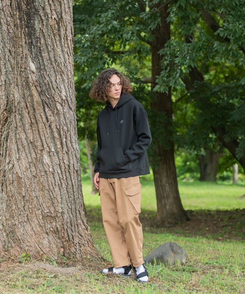 OUTDOOR PRODUCTS(アウトドアプロダクツ)の「【OUTDOOR PRODUCTS/アウトドアプロダクツ】フードエンボスロゴ 防風 ビッグシルエット プルオーバーパーカー(パーカー・メンズ・ブラック/杢グレー/カーキ/ベージュ・MEDIUM/LARGE/X-LARGE)」の6枚目の写真