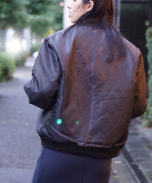 VANS(バンズ)の「VANS / ヴァンズ MENS PADDED AWARD JACKET パデッド 中綿 アワードジャケット スタジアムジャケット(スタジャン・メンズ・グリーン/ブラック・LARGE/X-LARGE/MEDIUM)」の21枚目の写真