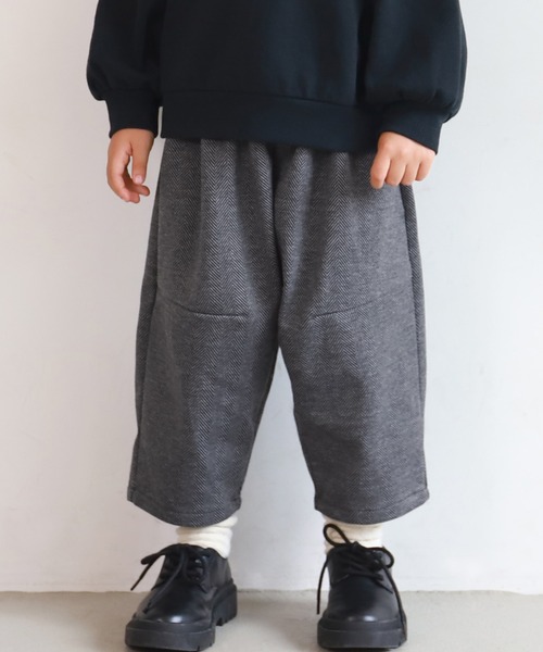 coca（coca）（コカ）の「キッズ ヘリンボンニットサーカスパンツ（その他パンツ・キッズ・A/B・100/110/120/130）」の2枚目の写真