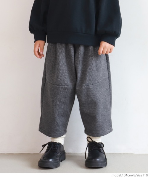 coca（coca）（コカ）の「キッズ ヘリンボンニットサーカスパンツ（その他パンツ・キッズ・A/B・100/110/120/130）」の8枚目の写真