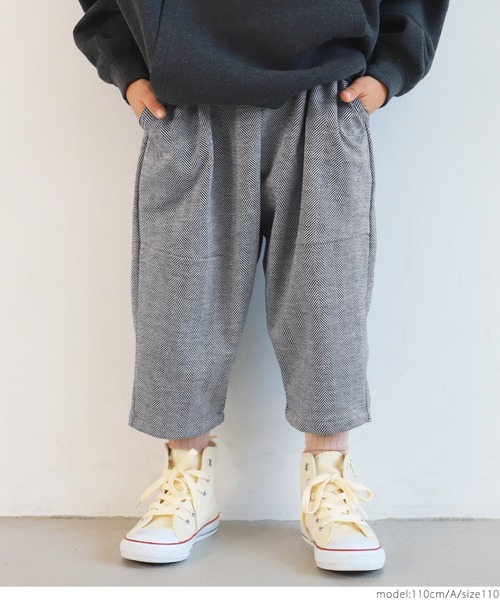 coca（coca）（コカ）の「キッズ ヘリンボンニットサーカスパンツ（その他パンツ・キッズ・A/B・100/110/120/130）」の4枚目の写真