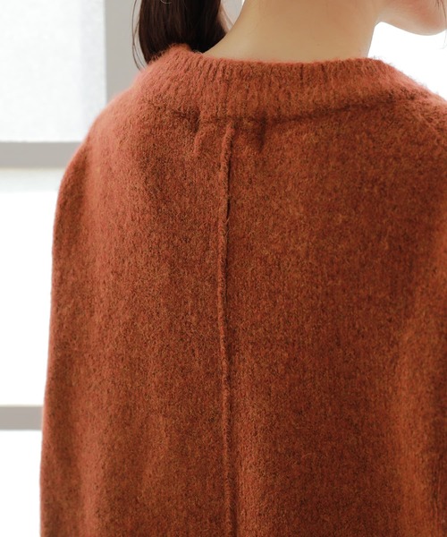 osharewalker(オシャレウォーカー)の「【廃盤】『ミドル丈シンプルコクーンニット』(ニット/セーター・レディース・グレイッシュブルー/マスタード/チャコール/テラコッタ・FREE)」の11枚目の写真