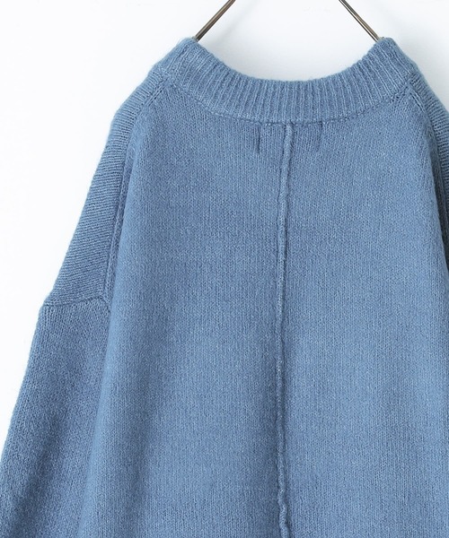 osharewalker(オシャレウォーカー)の「【廃盤】『ミドル丈シンプルコクーンニット』(ニット/セーター・レディース・グレイッシュブルー/マスタード/チャコール/テラコッタ・FREE)」の19枚目の写真