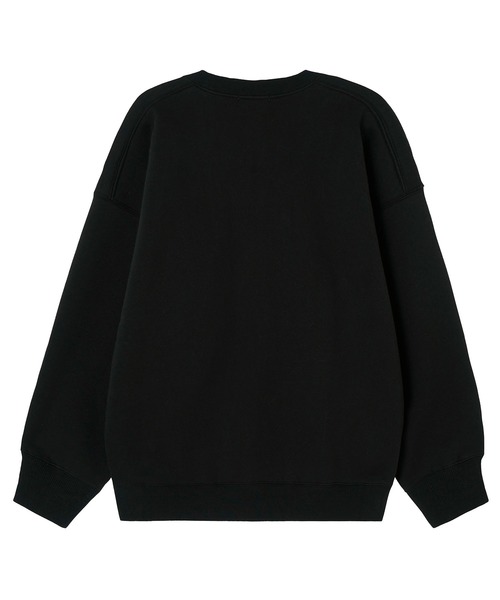 MILKFED.(ミルクフェド)の「GRAFFITI BIGSWEAT TOP(スウェット・レディース・ライトブルー/ブラック/オフホワイト/ライトパープル・ONE SIZE)」の7枚目の写真