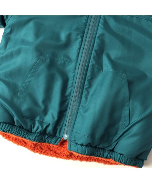 洗濯機でお洗濯OK】リバーシブルボアジャケット_ウォッシャブル