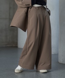shiki tokyo | Wide Straight Layered Pants / ワイドストレートレイヤードパンツ(その他パンツ)