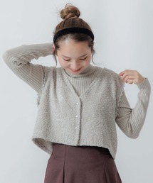 flower | フラッフィ―レースベスト(ベスト)