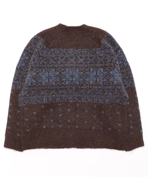 Samansa Mos2（サマンサ モスモス）の「ノルディック柄カーディガン（カーディガン/ボレロ・レディース・ブラウン/イエロー/チャコール・ﾌﾘ-）」の18枚目の写真