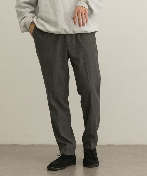 URBAN RESEARCH（アーバンリサーチ）の「『UR TECH』フリースタックイージーパンツ（その他パンツ・メンズ・チャコールグレー/ブラック/ベージュ・SMALL/MEDIUM/LARGE）」の9枚目の写真