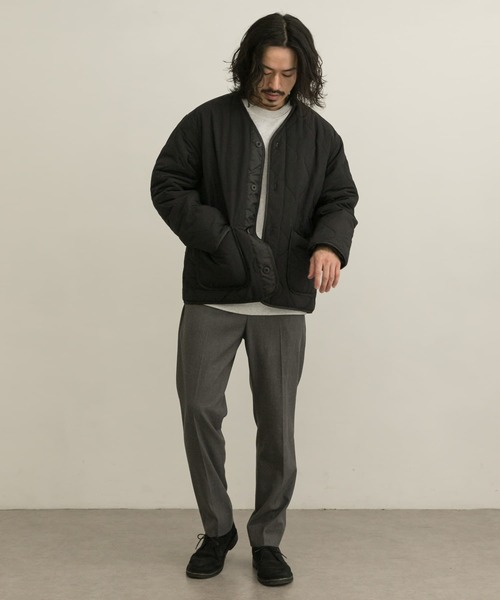 URBAN RESEARCH（アーバンリサーチ）の「『UR TECH』フリースタックイージーパンツ（その他パンツ・メンズ・チャコールグレー/ブラック/ベージュ・SMALL/MEDIUM/LARGE）」の17枚目の写真