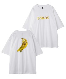 BANANA PRINT WIDE S/S TEE