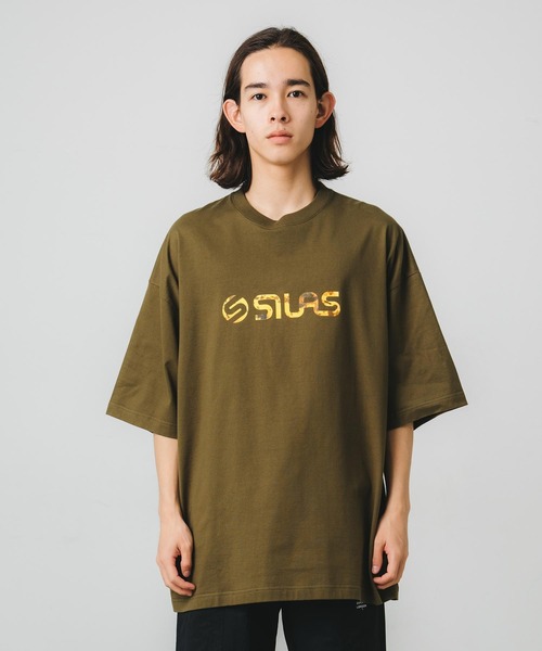 SILAS（サイラス）の「BANANA PRINT WIDE S/S TEE（Tシャツ/カットソー・メンズ・オリーブ/ホワイト/ブラック・M/L/XL）」の4枚目の写真