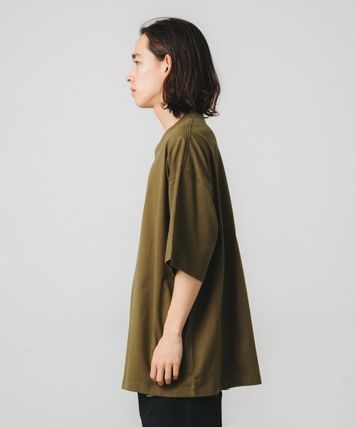 SILAS（サイラス）の「BANANA PRINT WIDE S/S TEE（Tシャツ/カットソー・メンズ・オリーブ/ホワイト/ブラック・M/L/XL）」の5枚目の写真