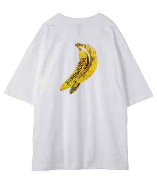 SILAS（サイラス）の「BANANA PRINT WIDE S/S TEE（Tシャツ/カットソー・メンズ・オリーブ/ホワイト/ブラック・M/L/XL）」の7枚目の写真