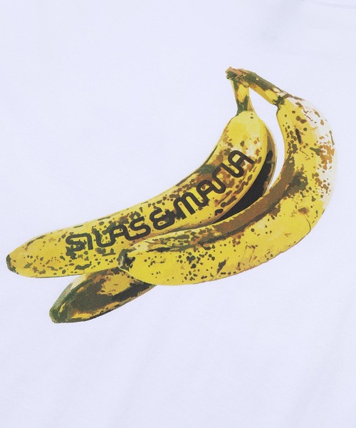 SILAS（サイラス）の「BANANA PRINT WIDE S/S TEE（Tシャツ/カットソー・メンズ・オリーブ/ホワイト/ブラック・M/L/XL）」の9枚目の写真