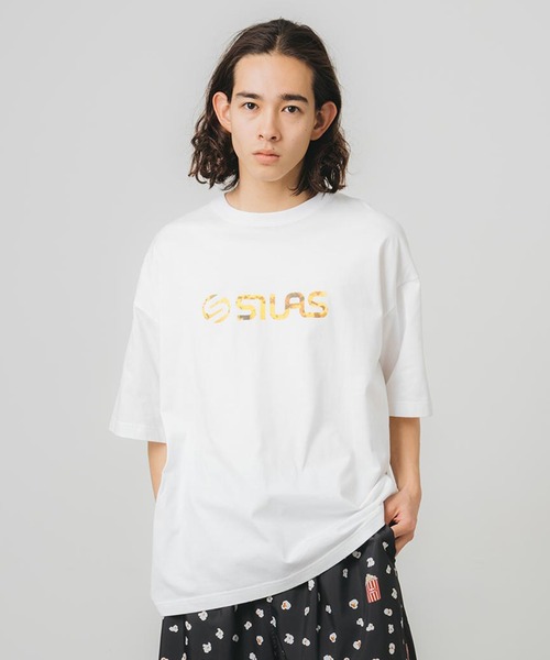 SILAS（サイラス）の「BANANA PRINT WIDE S/S TEE（Tシャツ/カットソー・メンズ・オリーブ/ホワイト/ブラック・M/L/XL）」の16枚目の写真
