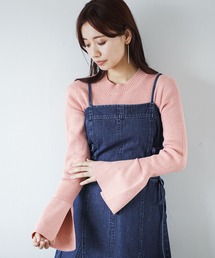 mysty woman | ベルスリーブラメニット 183870(ニット/セーター)