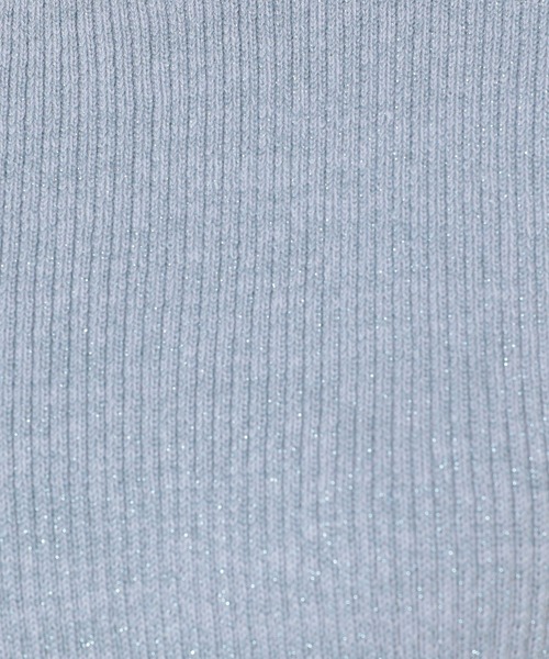 mysty woman（ミスティウーマン）の「ベルスリーブラメニット 183870（ニット/セーター・レディース・ピンク/ライトベージュ/ブルー/ブラック・FREE）」の17枚目の写真