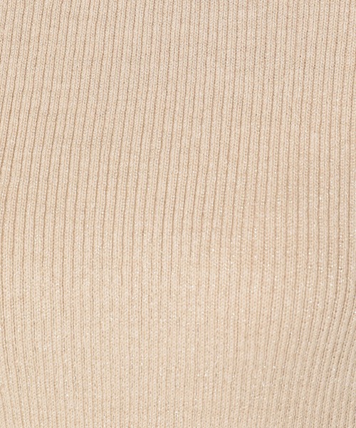 mysty woman（ミスティウーマン）の「ベルスリーブラメニット 183870（ニット/セーター・レディース・ピンク/ライトベージュ/ブルー/ブラック・FREE）」の18枚目の写真