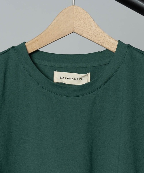 SAYAKADAVIS(サヤカディヴィス)の「【 SAYAKADAVIS / サヤカデイヴィス 】 Twisted Sleeve Tee / ツイストスリーブTシャツ(Tシャツ/カットソー・レディース・ブラック/レモンイエロー/ホワイト/グリーン・SMALL)」の15枚目の写真
