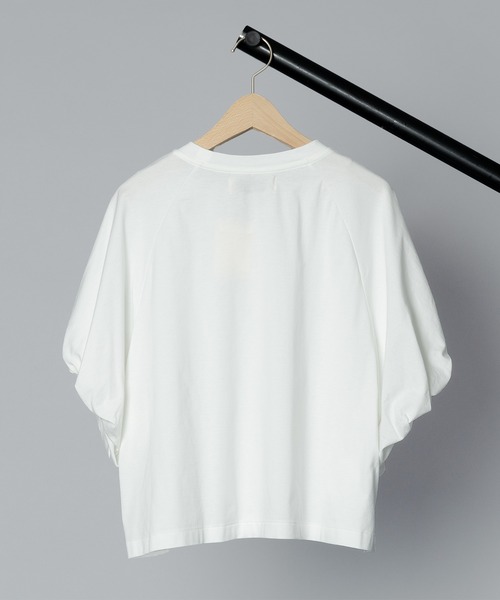 SAYAKADAVIS(サヤカディヴィス)の「【 SAYAKADAVIS / サヤカデイヴィス 】 Twisted Sleeve Tee / ツイストスリーブTシャツ(Tシャツ/カットソー・レディース・ブラック/レモンイエロー/ホワイト/グリーン・SMALL)」の8枚目の写真