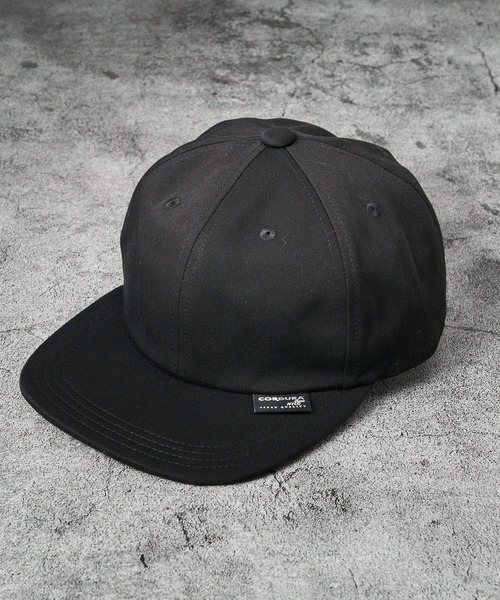 ADPOSION（アドポーション）の「Cordura Low Cap / コーデュラナイロンフラットキャップ（キャップ・メンズ・ブラック/オリーブ/ネイビー・FREE）」の2枚目の写真