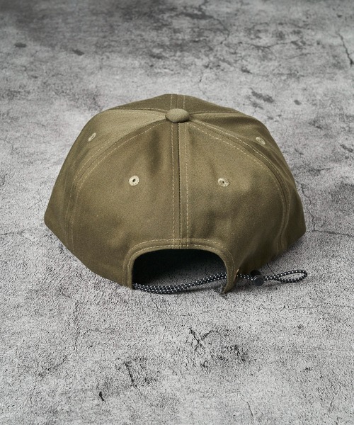ADPOSION（アドポーション）の「Cordura Low Cap / コーデュラナイロンフラットキャップ（キャップ・メンズ・ブラック/オリーブ/ネイビー・FREE）」の7枚目の写真