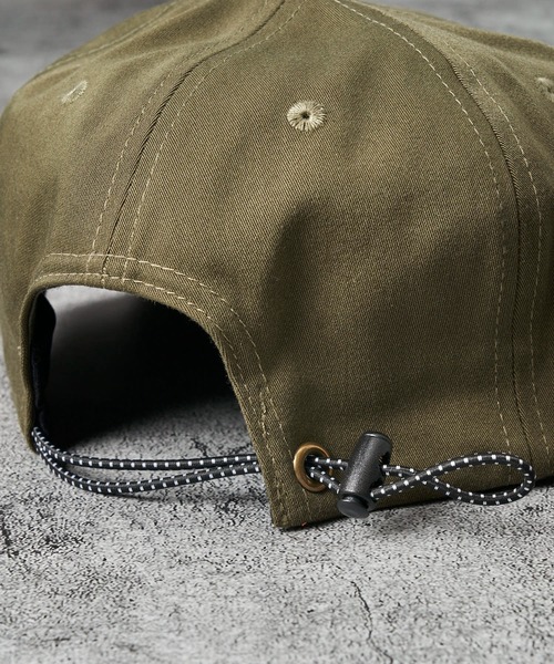 ADPOSION（アドポーション）の「Cordura Low Cap / コーデュラナイロンフラットキャップ（キャップ・メンズ・ブラック/オリーブ/ネイビー・FREE）」の6枚目の写真