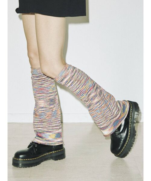 jouetie(ジュエティ)の「グラデーションレッグウォーマー(レッグウォーマー・レディース・その他1/ブラウン/ブルー・FREE)」の3枚目の写真