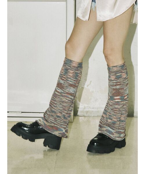 jouetie(ジュエティ)の「グラデーションレッグウォーマー(レッグウォーマー・レディース・その他1/ブラウン/ブルー・FREE)」の2枚目の写真