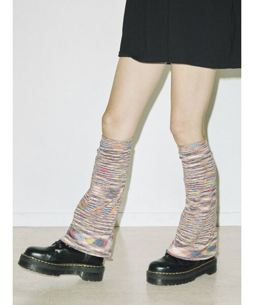 jouetie(ジュエティ)の「グラデーションレッグウォーマー(レッグウォーマー・レディース・その他1/ブラウン/ブルー・FREE)」の4枚目の写真