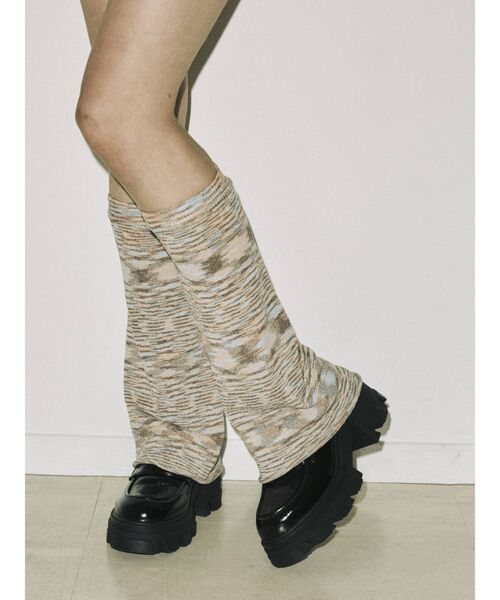 jouetie(ジュエティ)の「グラデーションレッグウォーマー(レッグウォーマー・レディース・その他1/ブラウン/ブルー・FREE)」の10枚目の写真